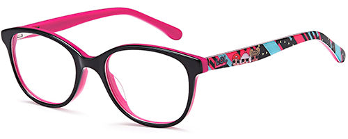 LOL 002 Glasses Frame - Pink/Black