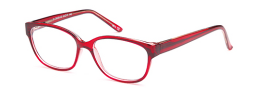 Solo 567 rectangle glasses frames – Burgundy