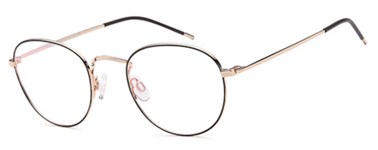 Brooklyn D164 Glasses Frame - Black/Gold