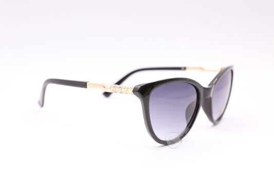 Sapphire SO21 Gradient Diamante Sunglasses - Black