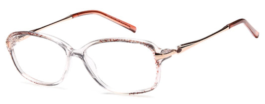 Solo 621 Rectangle Glasses Frame - Red