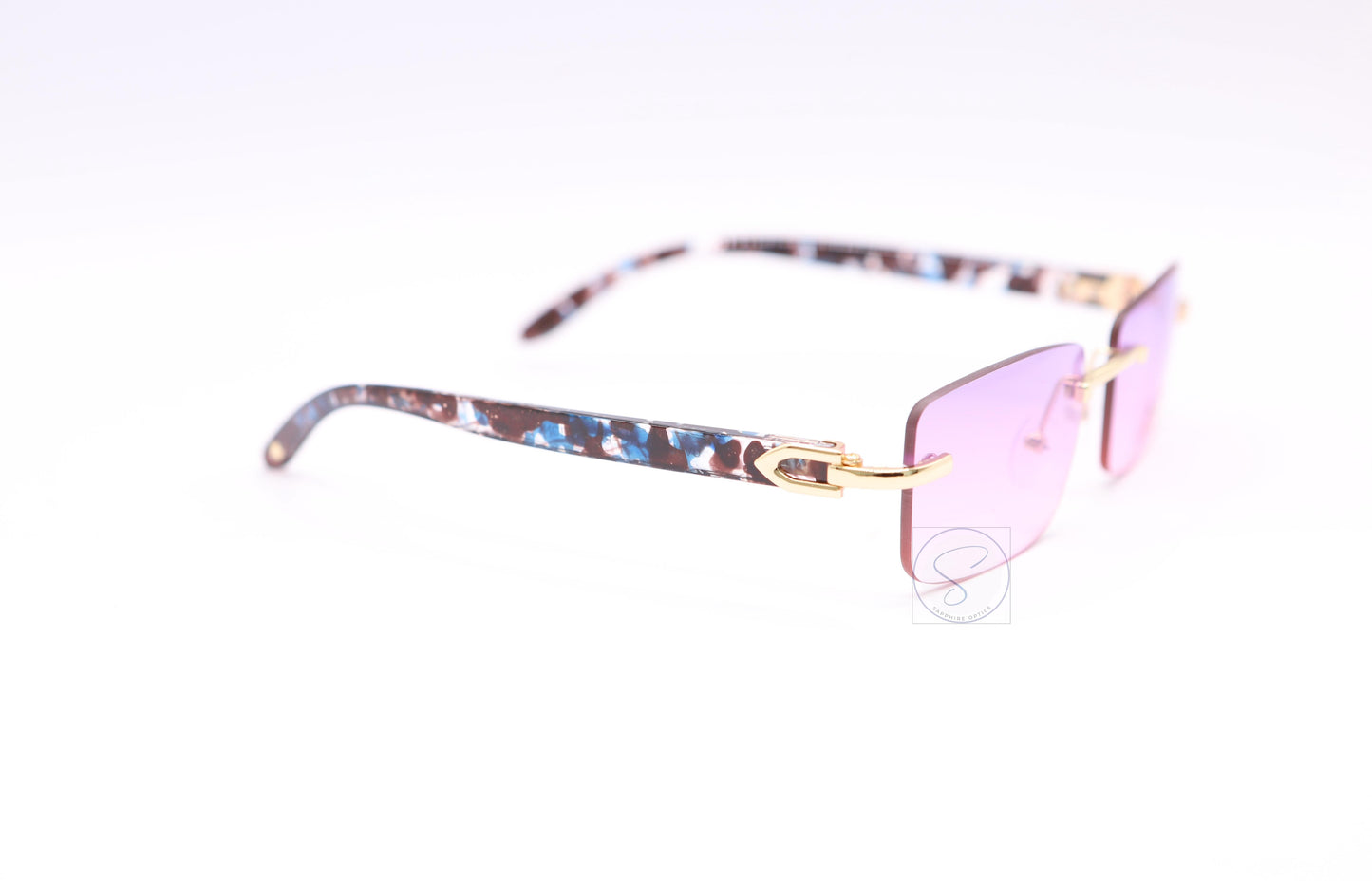 Sapphire SO003 Rimless Sunglasses - Lilac