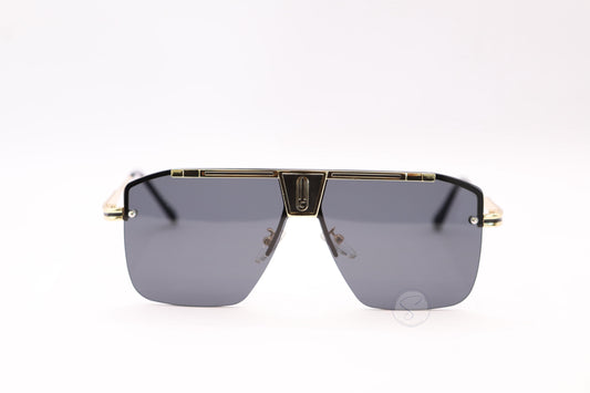 Sapphire SO2576 Square Gradient Sunglasses - Black/Gold