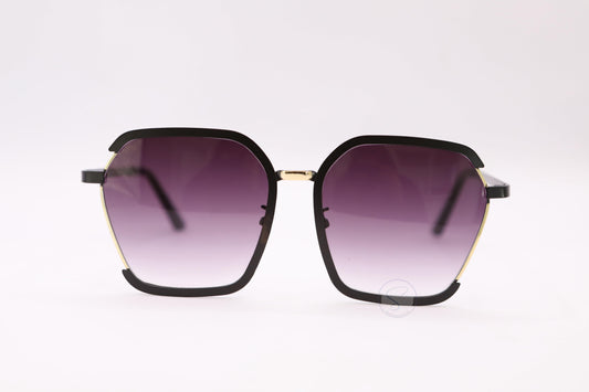 Sapphire SO001 Oversized Gradient Sunglasses - Black