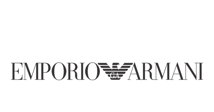 Emporio Armani logo for designer glasses collection
