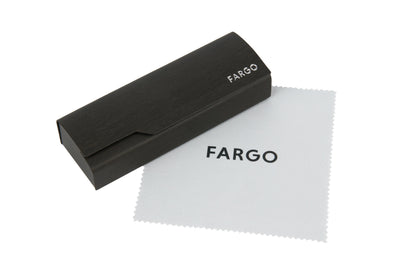 Fargo protective glasses case and cleaning cloth