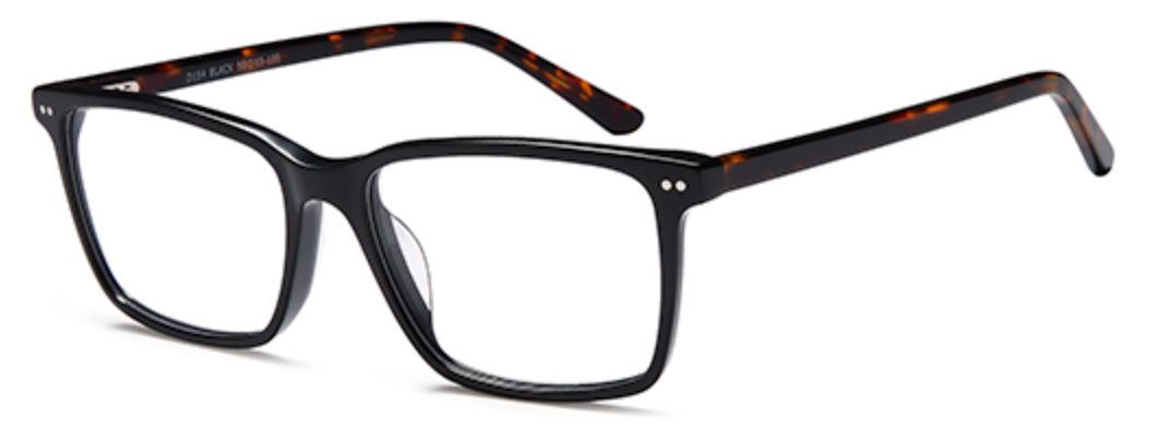 Brooklyn D154 Glasses Frame - Black