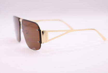 Sapphire SO8802 Oversized Gradient Sunglasses - Brown
