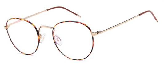 Brooklyn D164 Glasses Frame - Demi/Gold