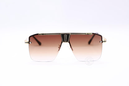 Sapphire SO2576 Square Gradient Sunglasses - Brown