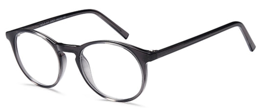 Solo Retro 811 Round Glasses Frame - Grey
