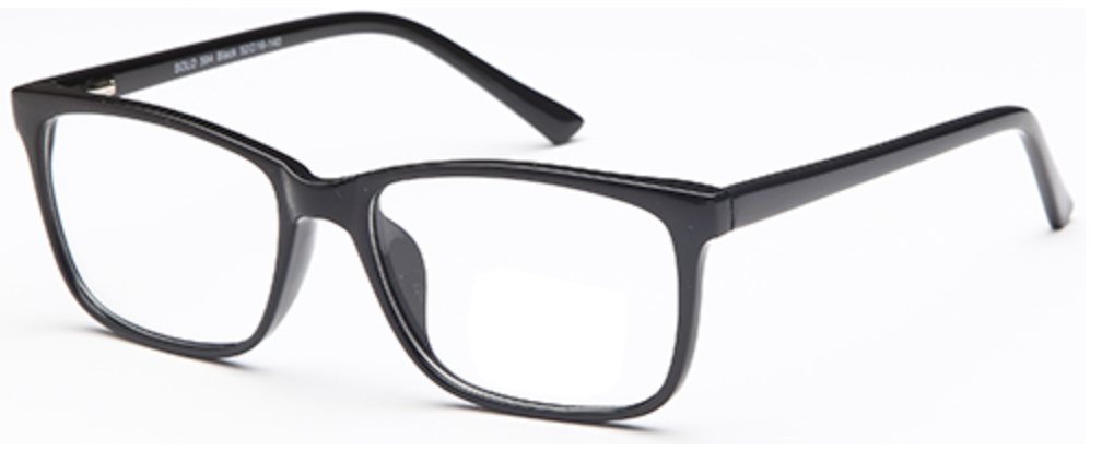 Solo 584 rectangle glasses frames – Black