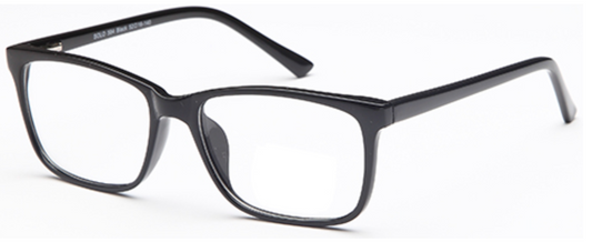 Solo 584 rectangle glasses frames – Black