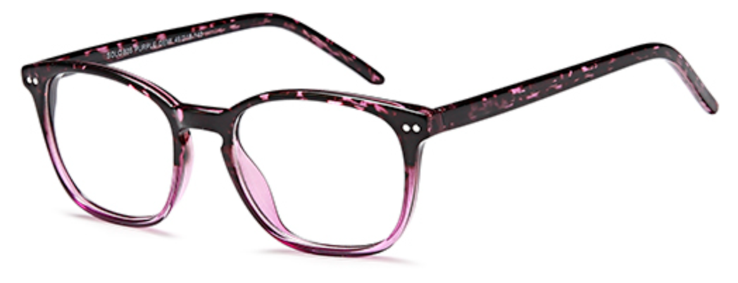 Solo Retro 805 Glasses Frame - Purple Demi