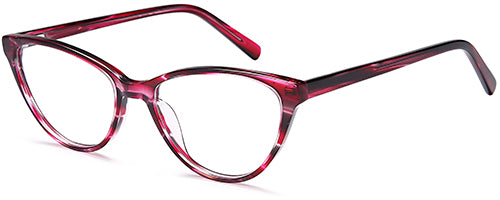 Brooklyn D207 Glasses Frame - Wine