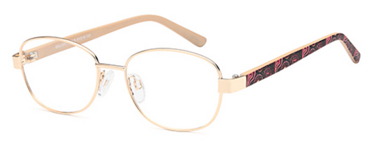 Solo 227 metal glasses frames – gold