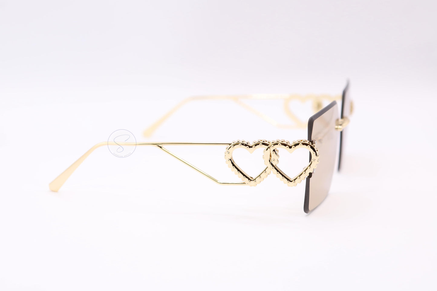 Sapphire SO90230 Oversized Rimless  Sunglasses