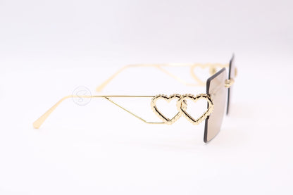 Sapphire SO90230 Oversized Rimless  Sunglasses