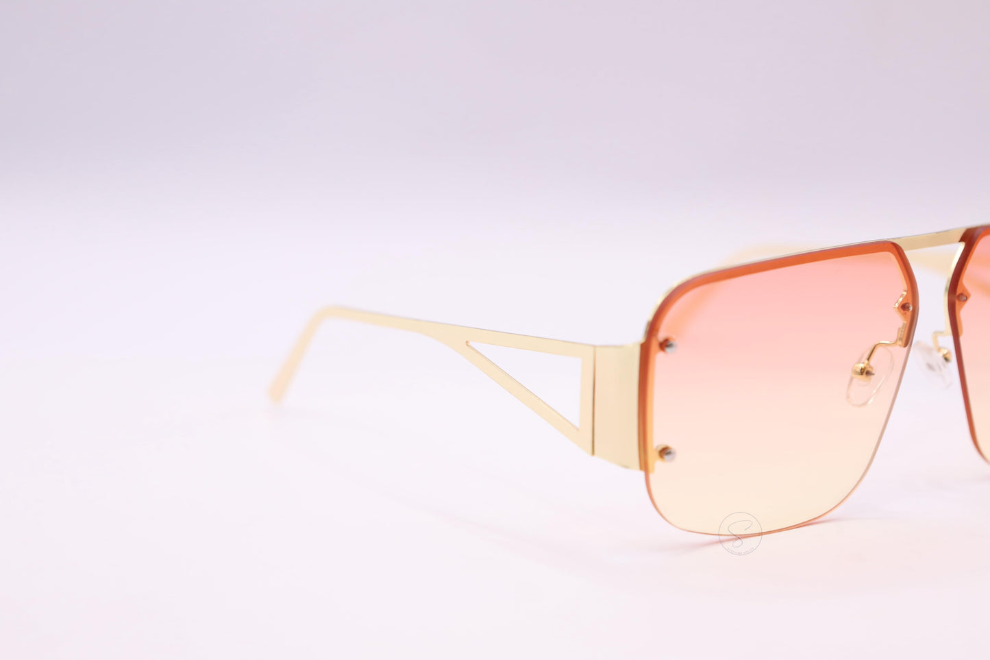 Sapphire SO8802 Oversized Gradient Sunglasses - Orange