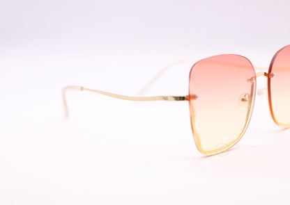 Sapphire SO8806 Rimless Gradient Sunglasses - Coral