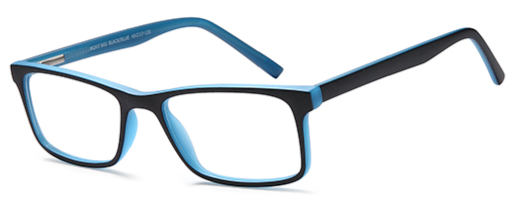 Monterey Mont865 Glasses Frame - Black/Blue