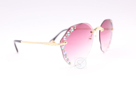 Sapphire SO20 Rimless Gradient Sunglasses side