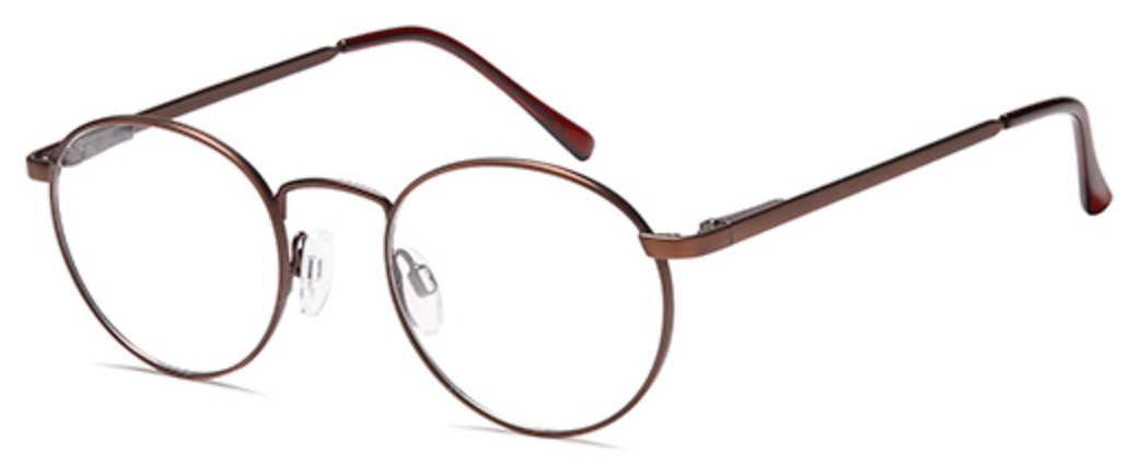 Solo 056 round metal glasses frames – bronze