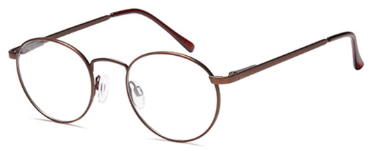 Solo 056 round metal glasses frames – bronze